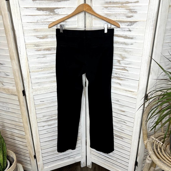 BETABRAND Women's Wide Leg Yoga Work Pant Faux Pockets Black Medium - Picture 8 of 13